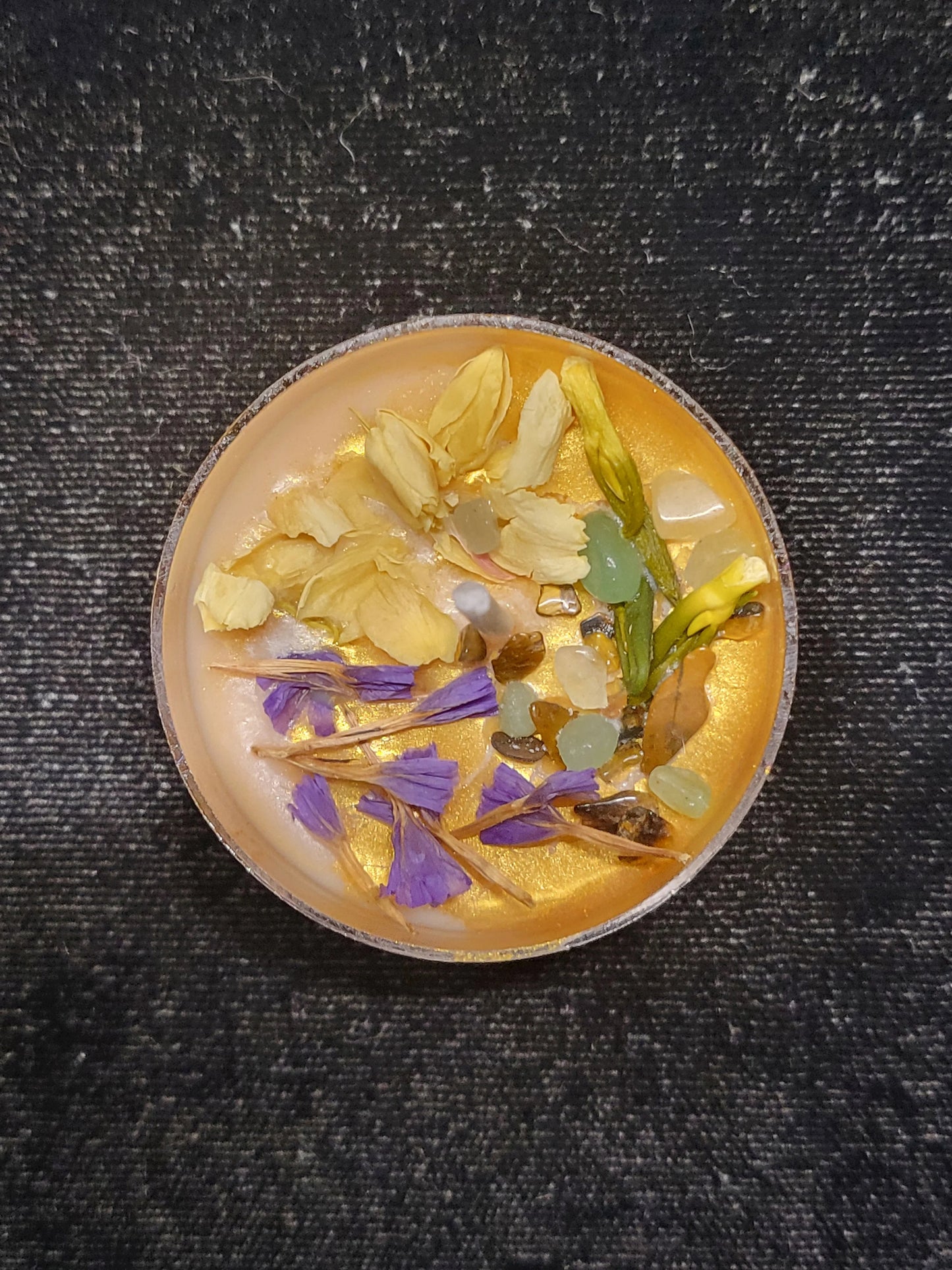 I Am Abundant Intention Candle - Manifestation Candle, Abundance Candle, Ritual Candle, Health, Wealth, Prosperity - 4 oz., Tealight