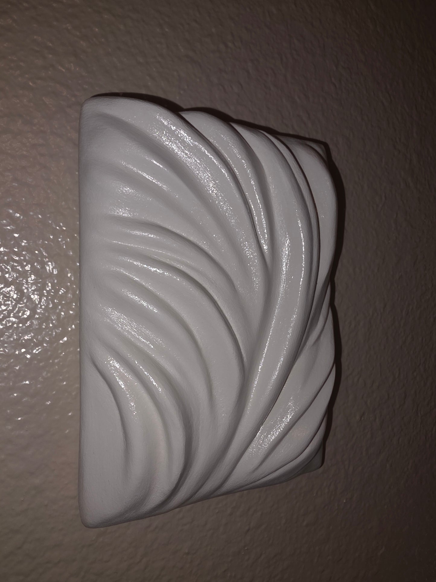 Whisper — Gloss White Scuptural Wall Art