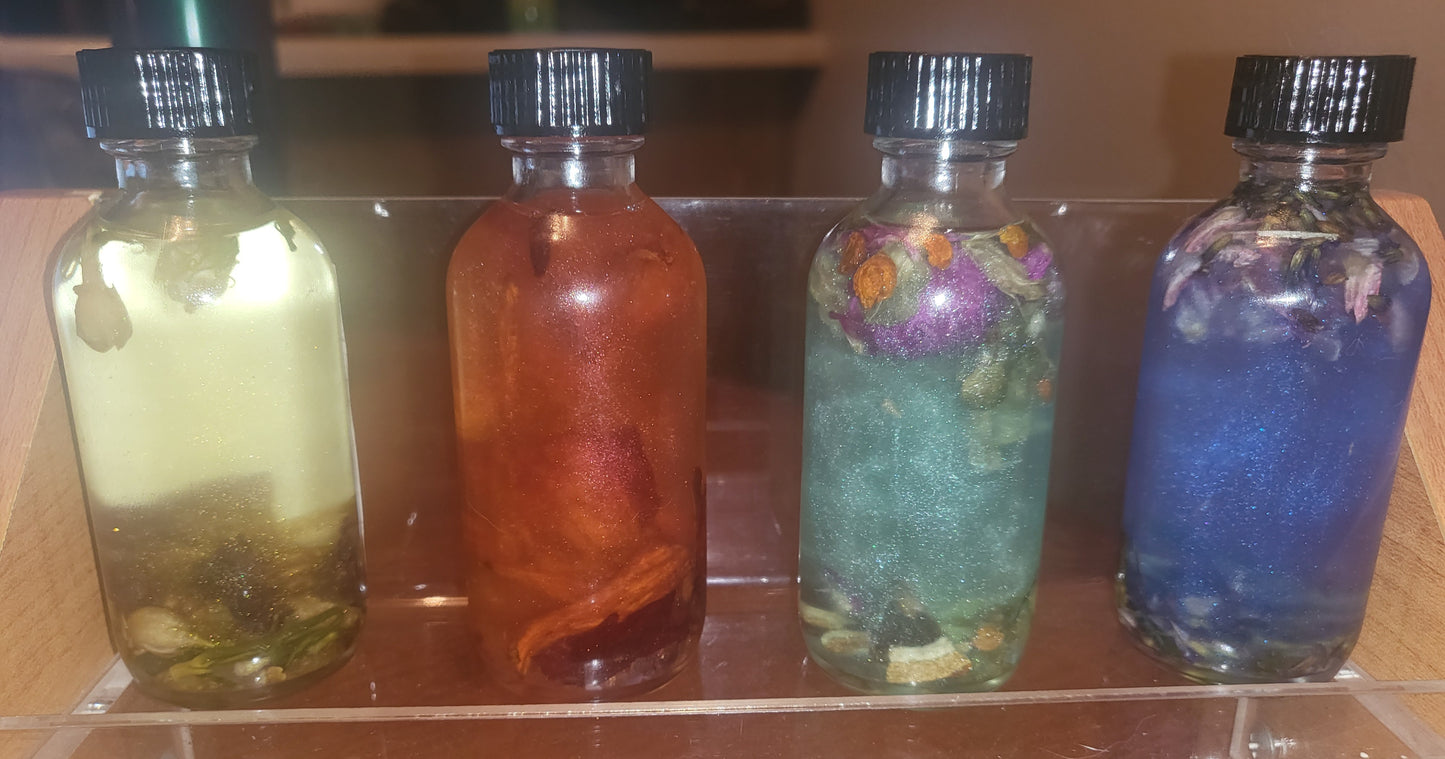 I Am Intention Oil Bundle - Confidence, Peaceful, Abundant, Creator - Manifestation Oil, Intention Oil, Abundance Oil, Ritual Oil