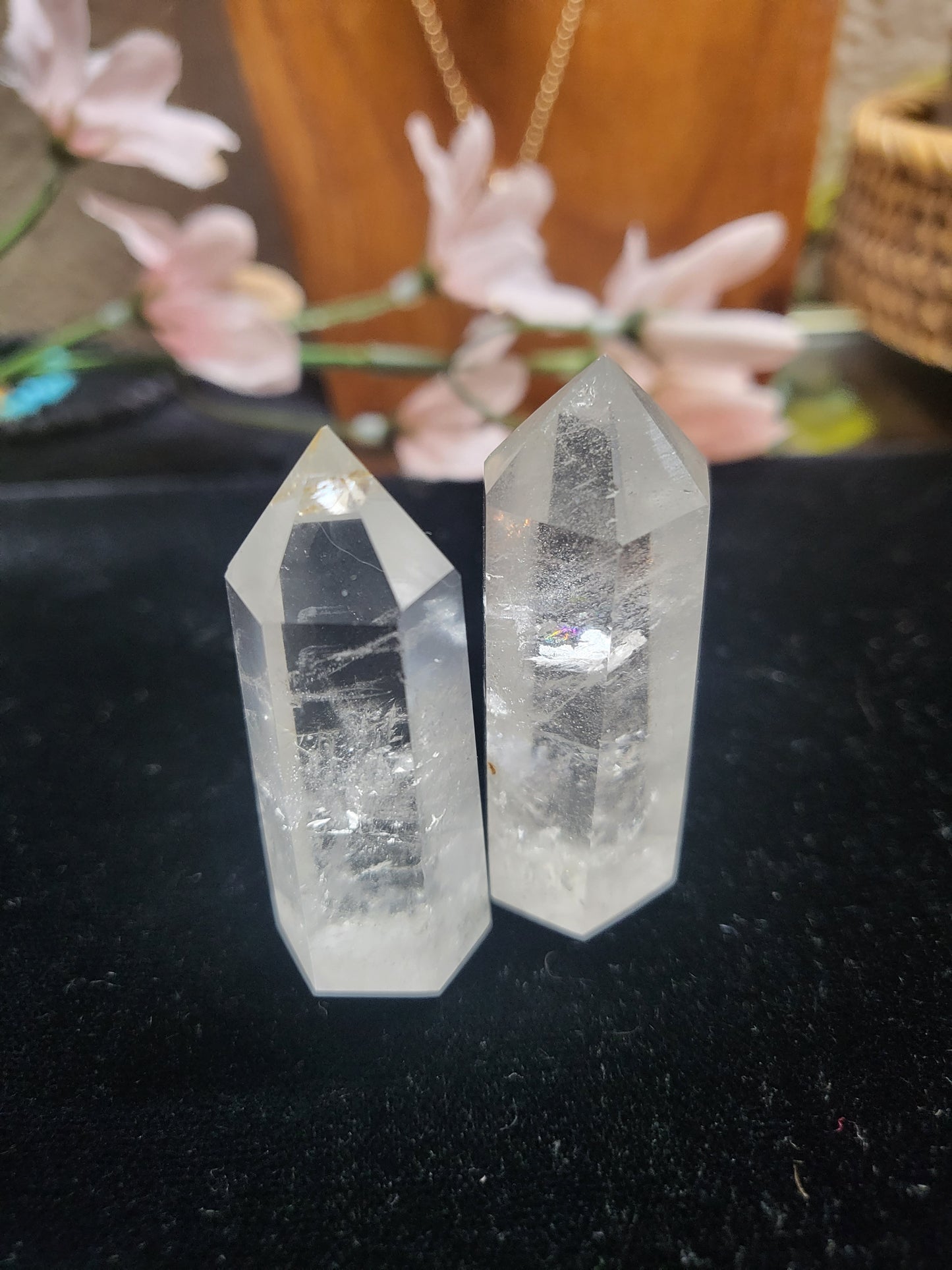 1 Pc 4-5cm Natural Clear Quartz Energy Tower - Healing Stones, Meditation Tools, Quartz Generator, Reiki Energy Healing, Crystal Stone Wand