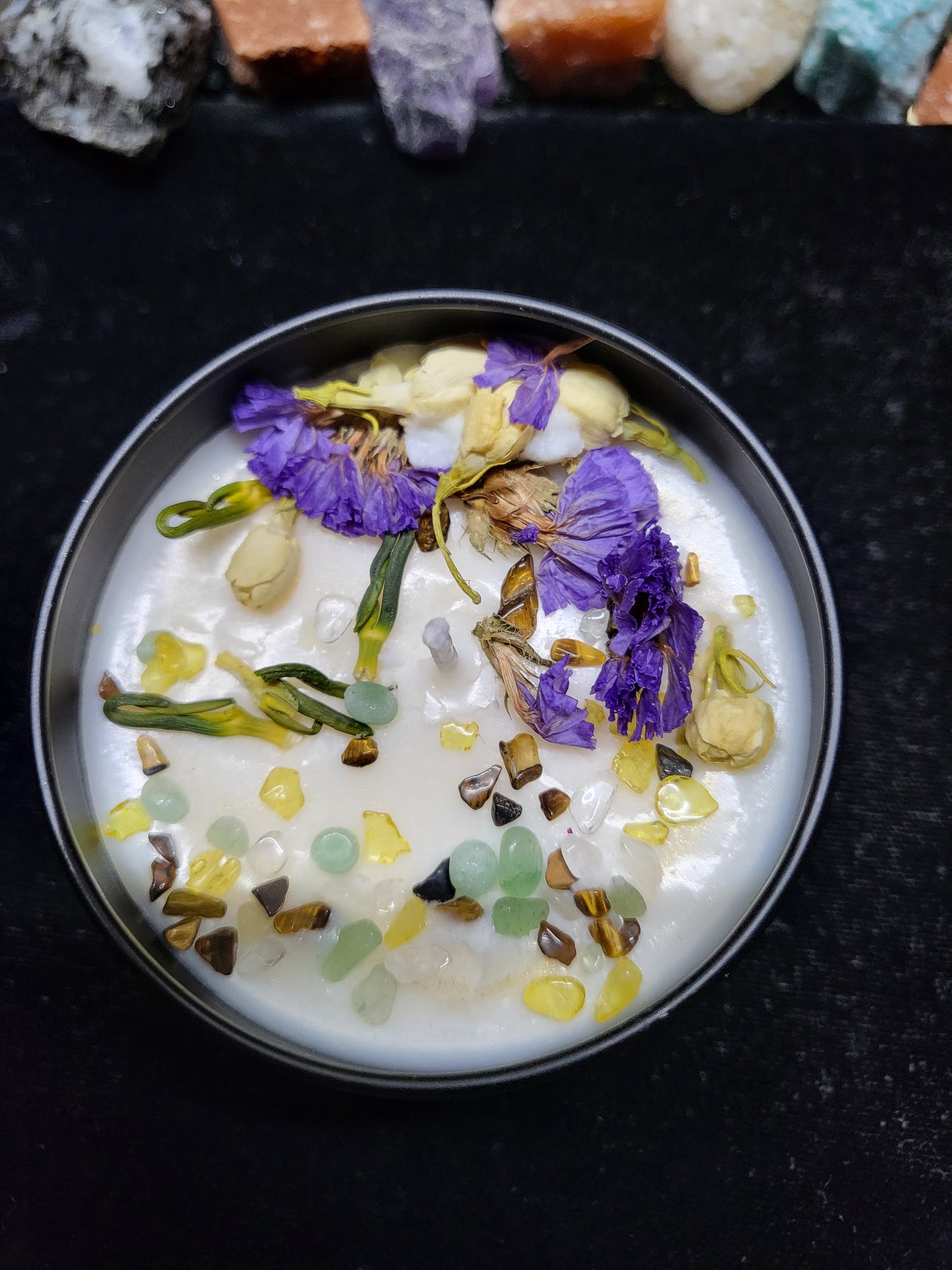 I Am Abundant Intention Candle - Manifestation Candle, Abundance Candle, Ritual Candle, Health, Wealth, Prosperity - 4 oz., Tealight