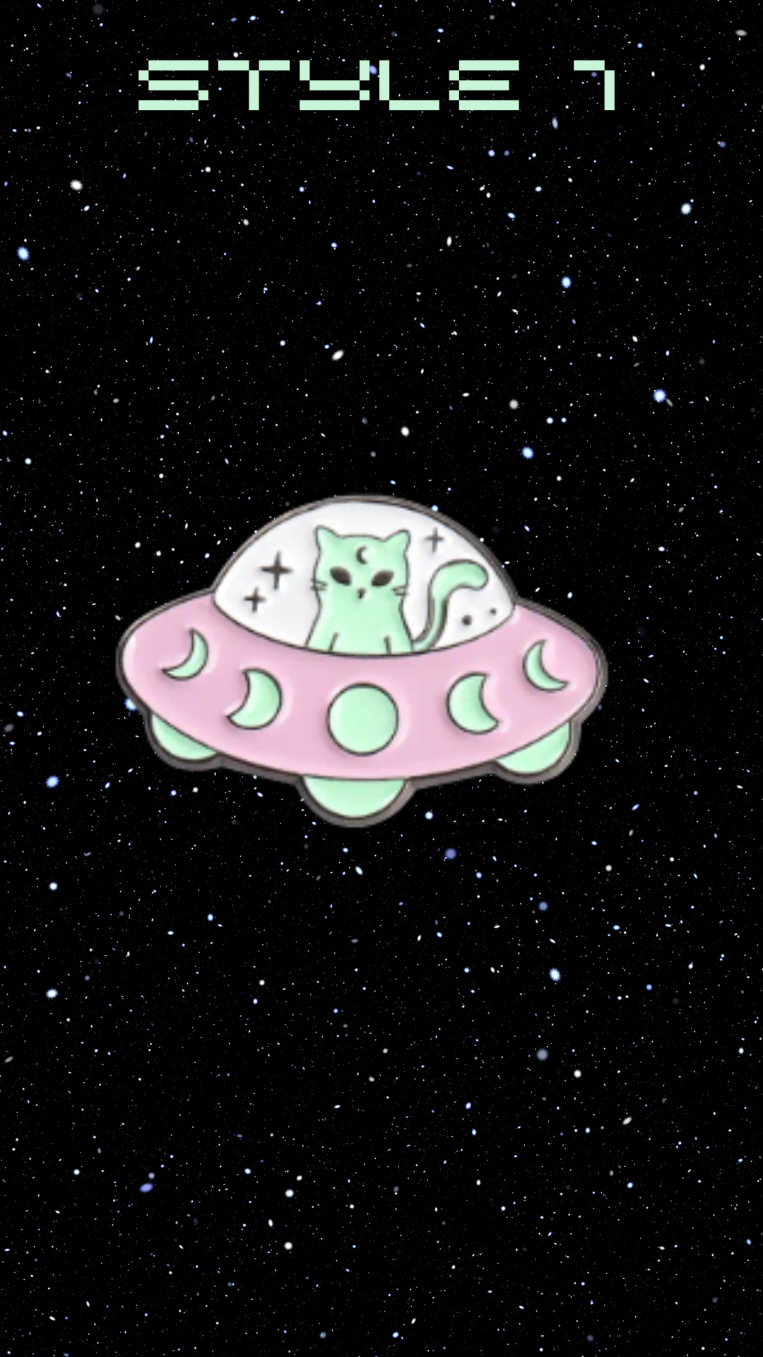 1 Pc Assorted Cat Alien Spacecraft Pins, Cute Enamel Pins, Cosmic Cat Designs, Perfect Gift Idea, Space Lovers, Alien Lovers, Pastel Pins