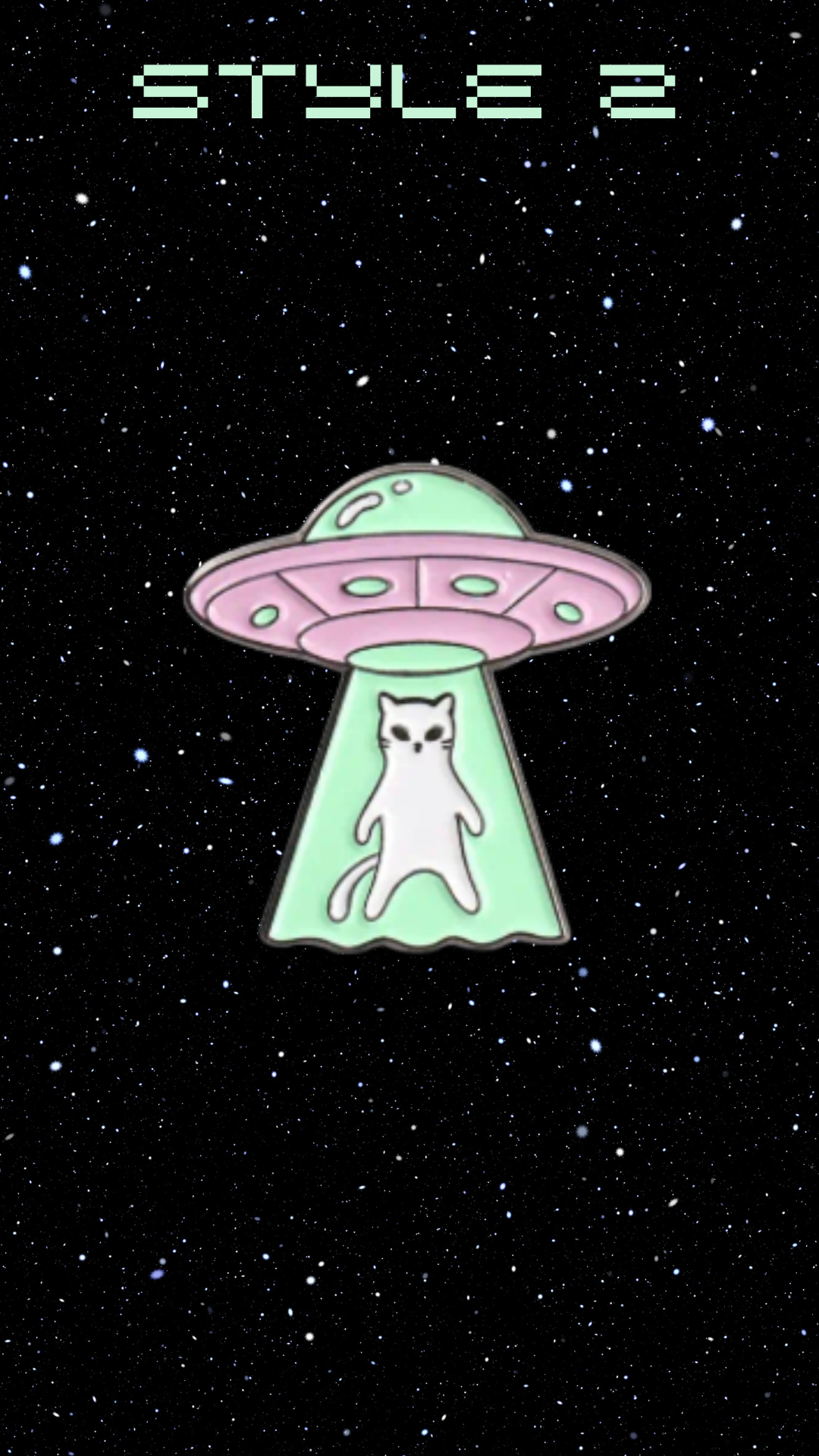 1 Pc Assorted Cat Alien Spacecraft Pins, Cute Enamel Pins, Cosmic Cat Designs, Perfect Gift Idea, Space Lovers, Alien Lovers, Pastel Pins