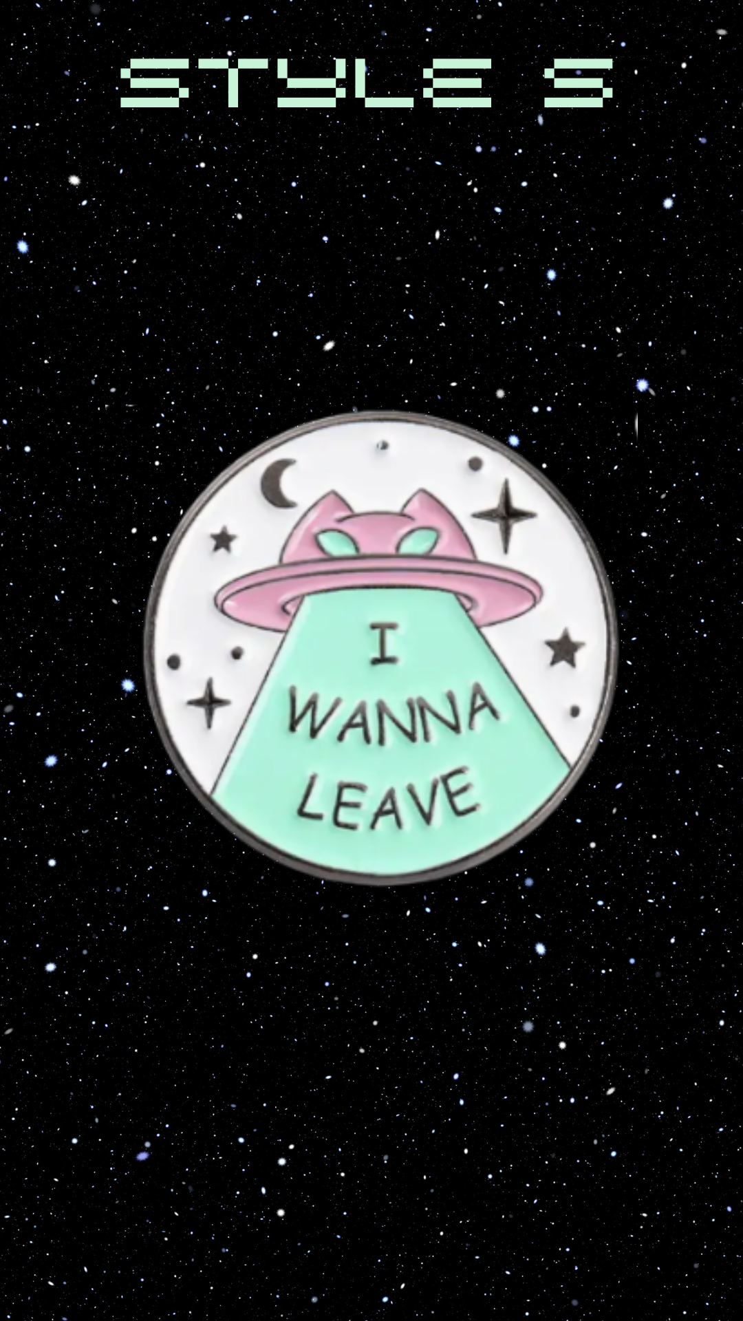1 Pc Assorted Cat Alien Spacecraft Pins, Cute Enamel Pins, Cosmic Cat Designs, Perfect Gift Idea, Space Lovers, Alien Lovers, Pastel Pins