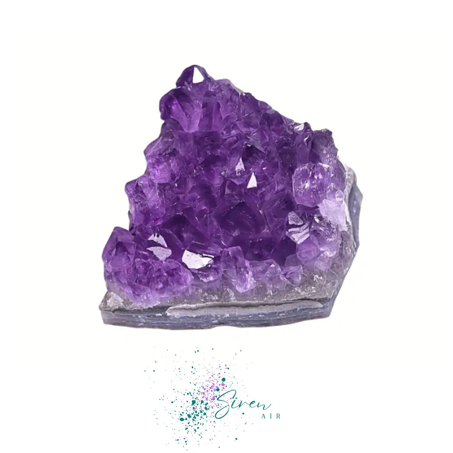 28-29g Small Natural Amethyst Cluster - Raw Crystal, Healing Crystals & Stones, Meditation Tools, Reiki Energy Healing, Amethyst Geode
