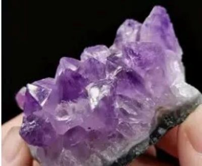 28-29g Small Natural Amethyst Cluster - Raw Crystal, Healing Crystals & Stones, Meditation Tools, Reiki Energy Healing, Amethyst Geode