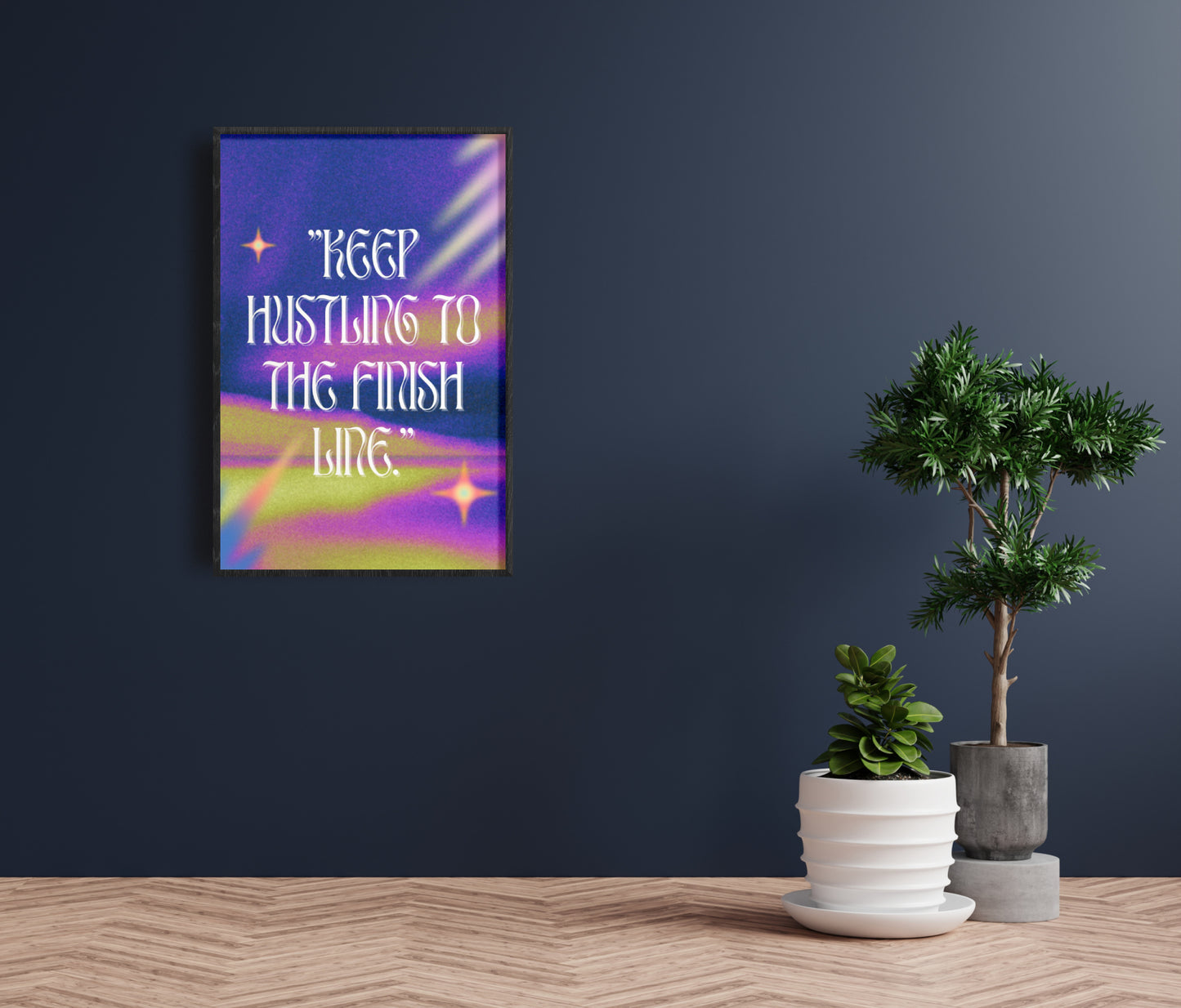 Keep Hustling Wall Art - Downloadable Art, Motivational Print, Printable Art, Digital Download, Positive Affirmations, Positive Thinking