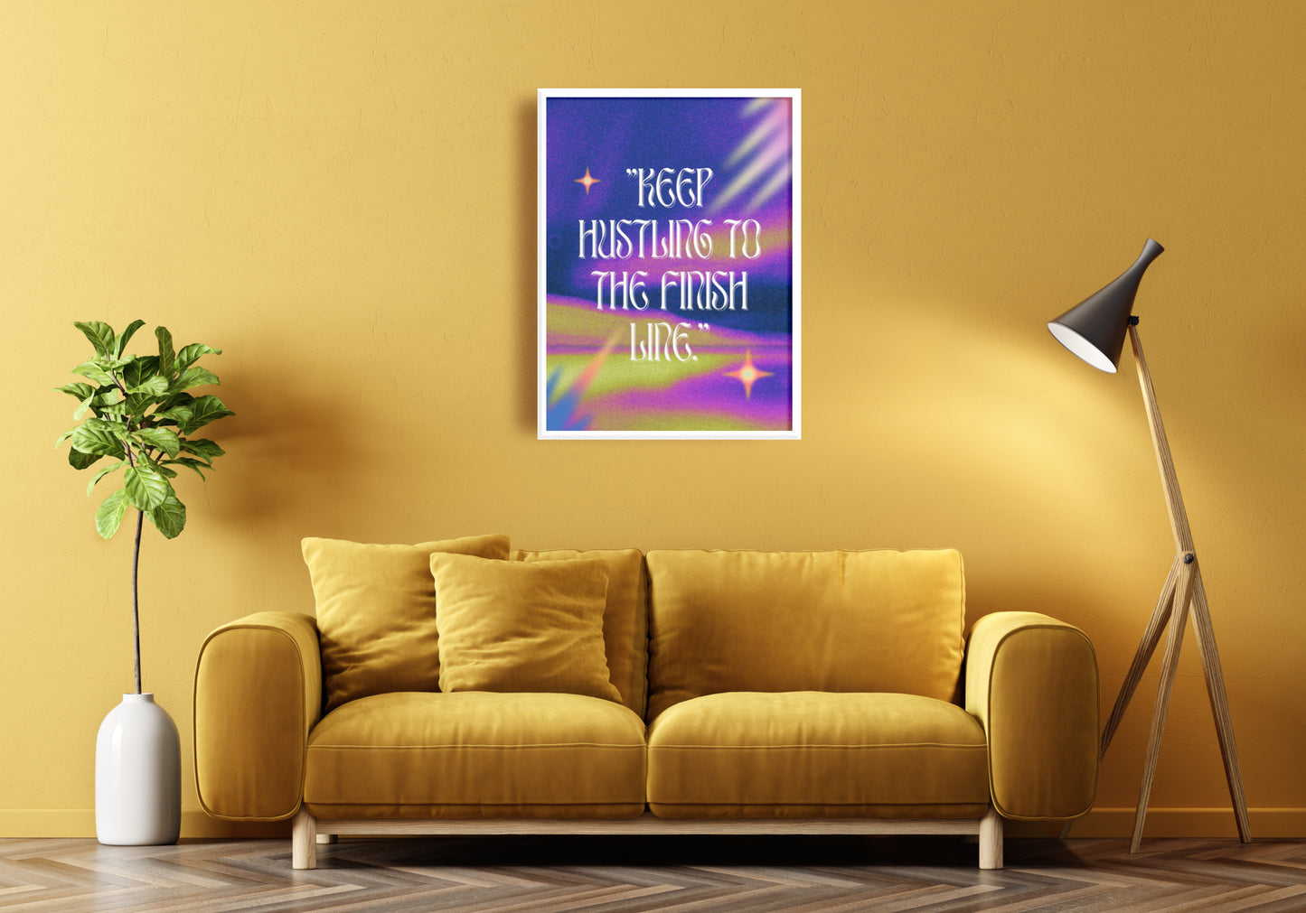 Keep Hustling Wall Art - Downloadable Art, Motivational Print, Printable Art, Digital Download, Positive Affirmations, Positive Thinking