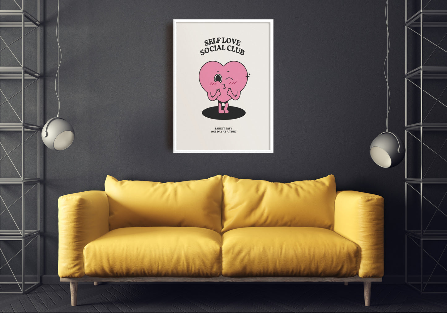 Self Love Wall Art - Downloadable Art, Motivational Print, Printable Art, Digital Download, Positive Affirmations, Positive Thinking