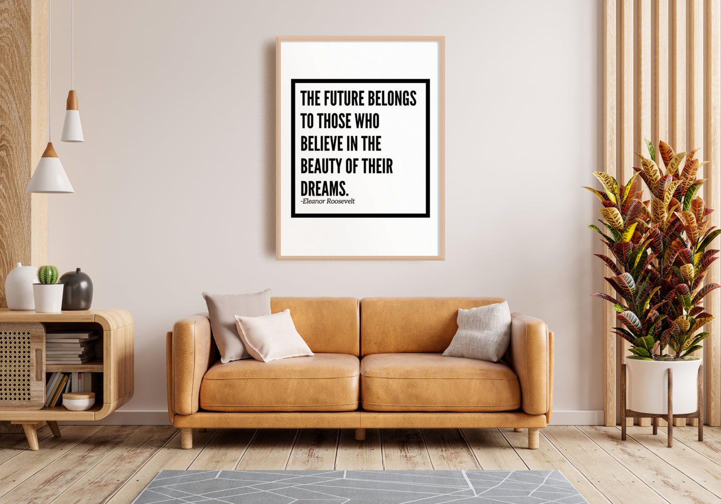 The Future Belongs To - Downloadable Art, Motivation Print, Printable Art, Digital Download, Positive Affirmations, Famous Quotes