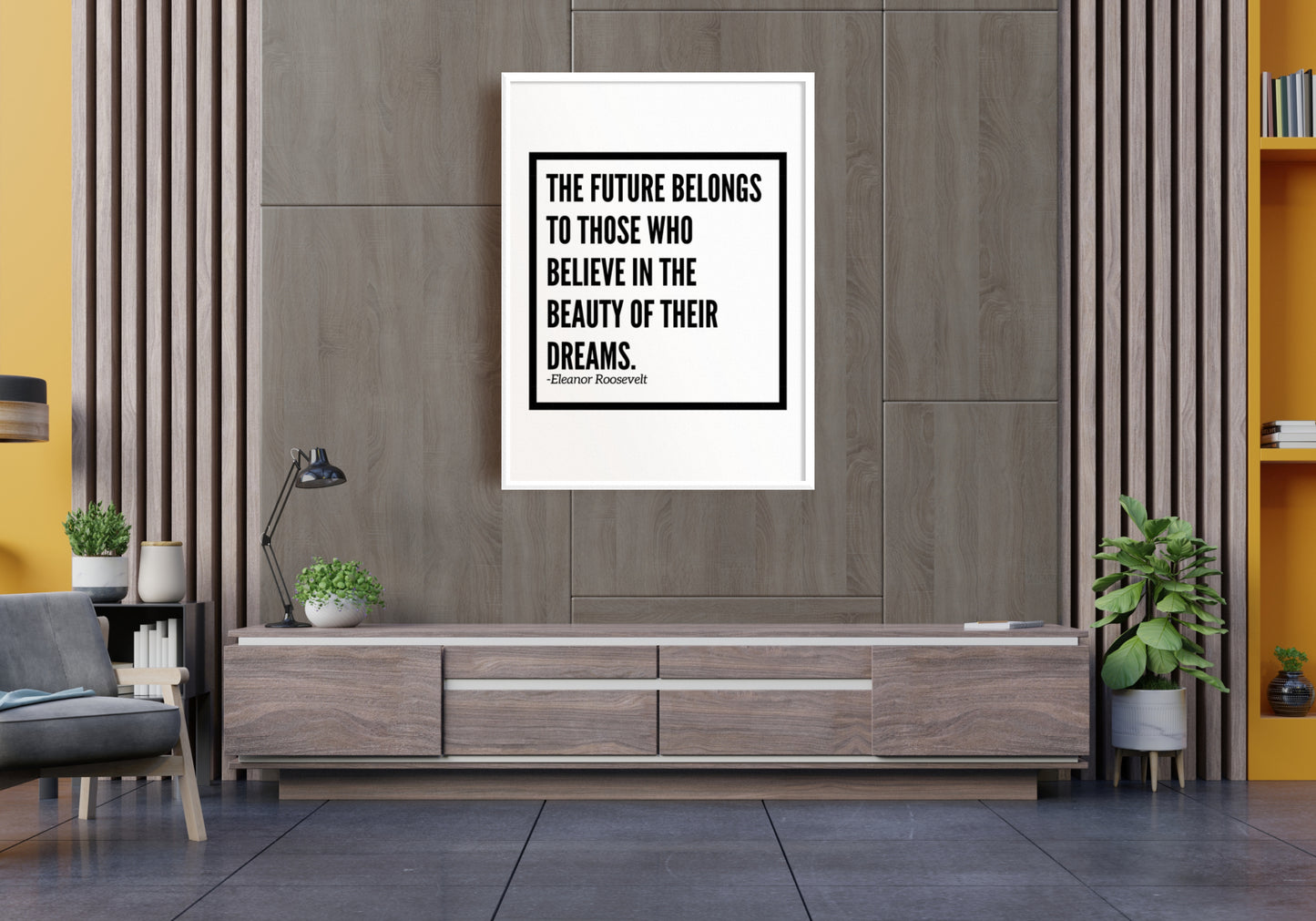 The Future Belongs To - Downloadable Art, Motivation Print, Printable Art, Digital Download, Positive Affirmations, Famous Quotes
