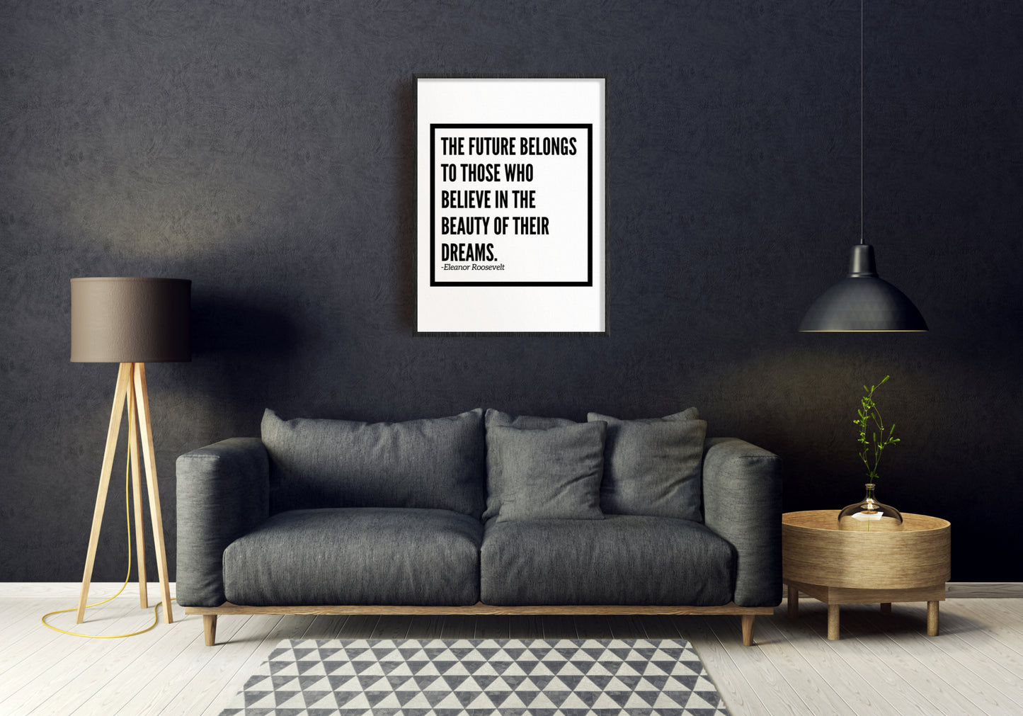 The Future Belongs To - Downloadable Art, Motivation Print, Printable Art, Digital Download, Positive Affirmations, Famous Quotes