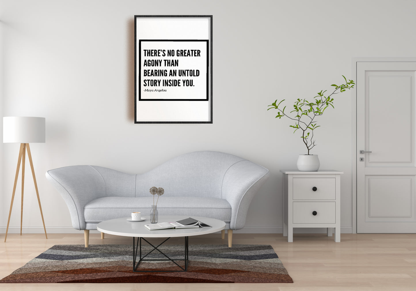Theres No Greater Agony - Downloadable Art, Motivation Print, Printable Art, Digital Download, Positive Affirmations, Famous Quotes