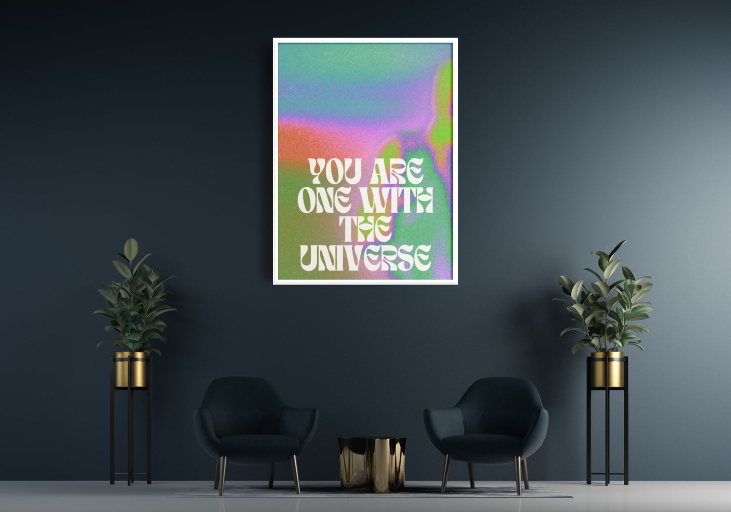 You Are One with the Universe - Downloadable Art, Motivation Print, Printable Art, Digital Download, Positive Affirmations, Metaphysics