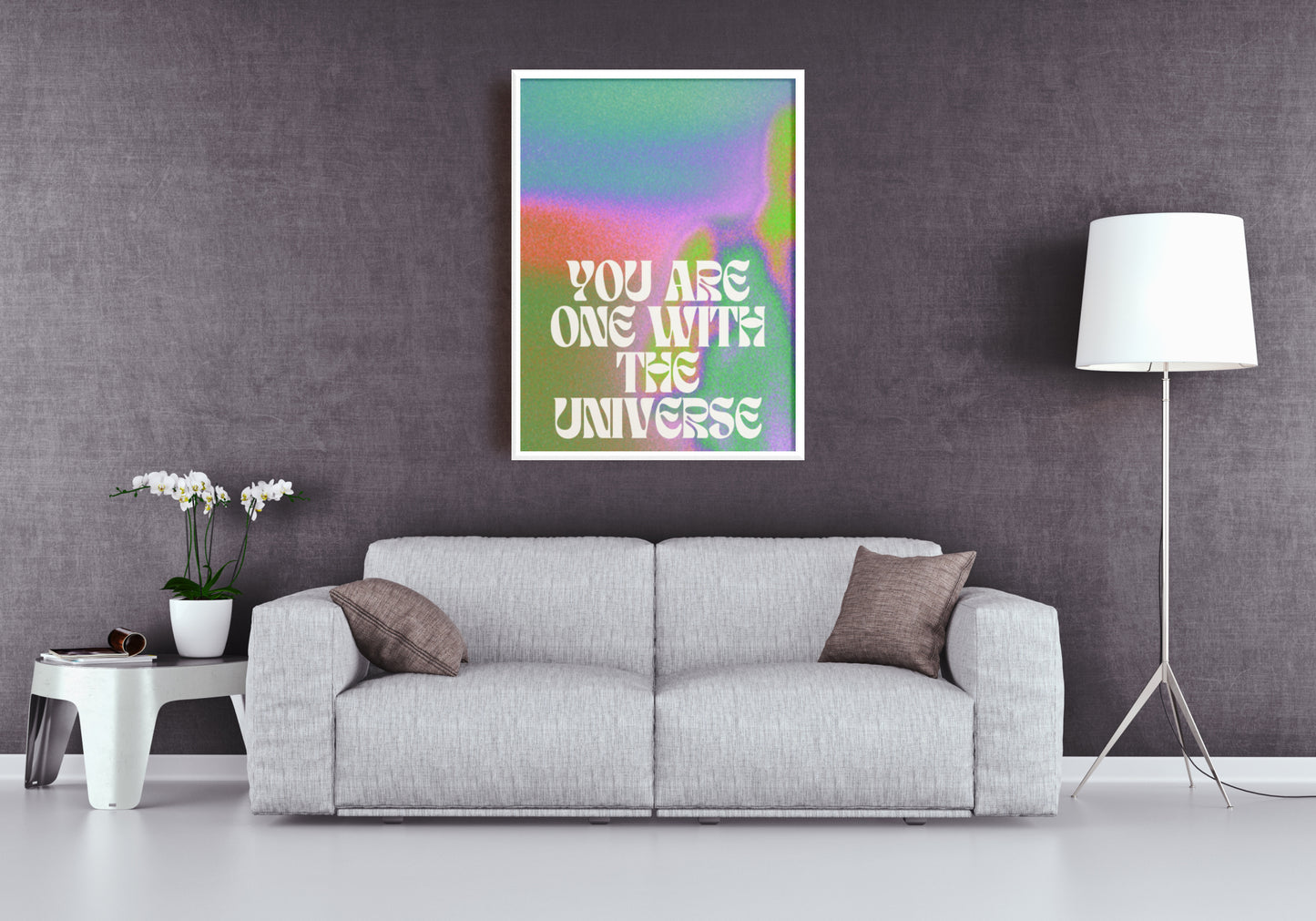 You Are One with the Universe - Downloadable Art, Motivation Print, Printable Art, Digital Download, Positive Affirmations, Metaphysics