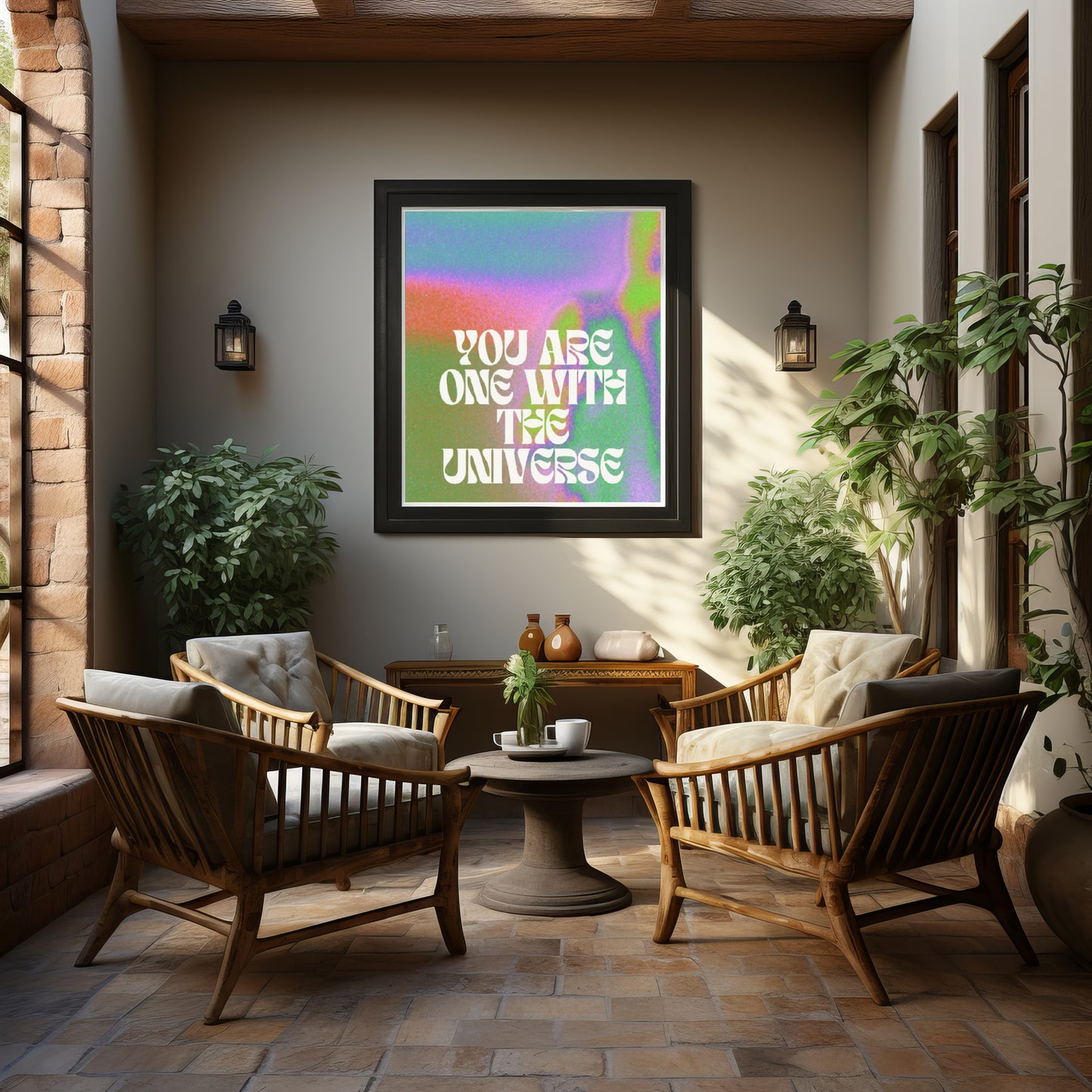 You Are One with the Universe - Downloadable Art, Motivation Print, Printable Art, Digital Download, Positive Affirmations, Metaphysics