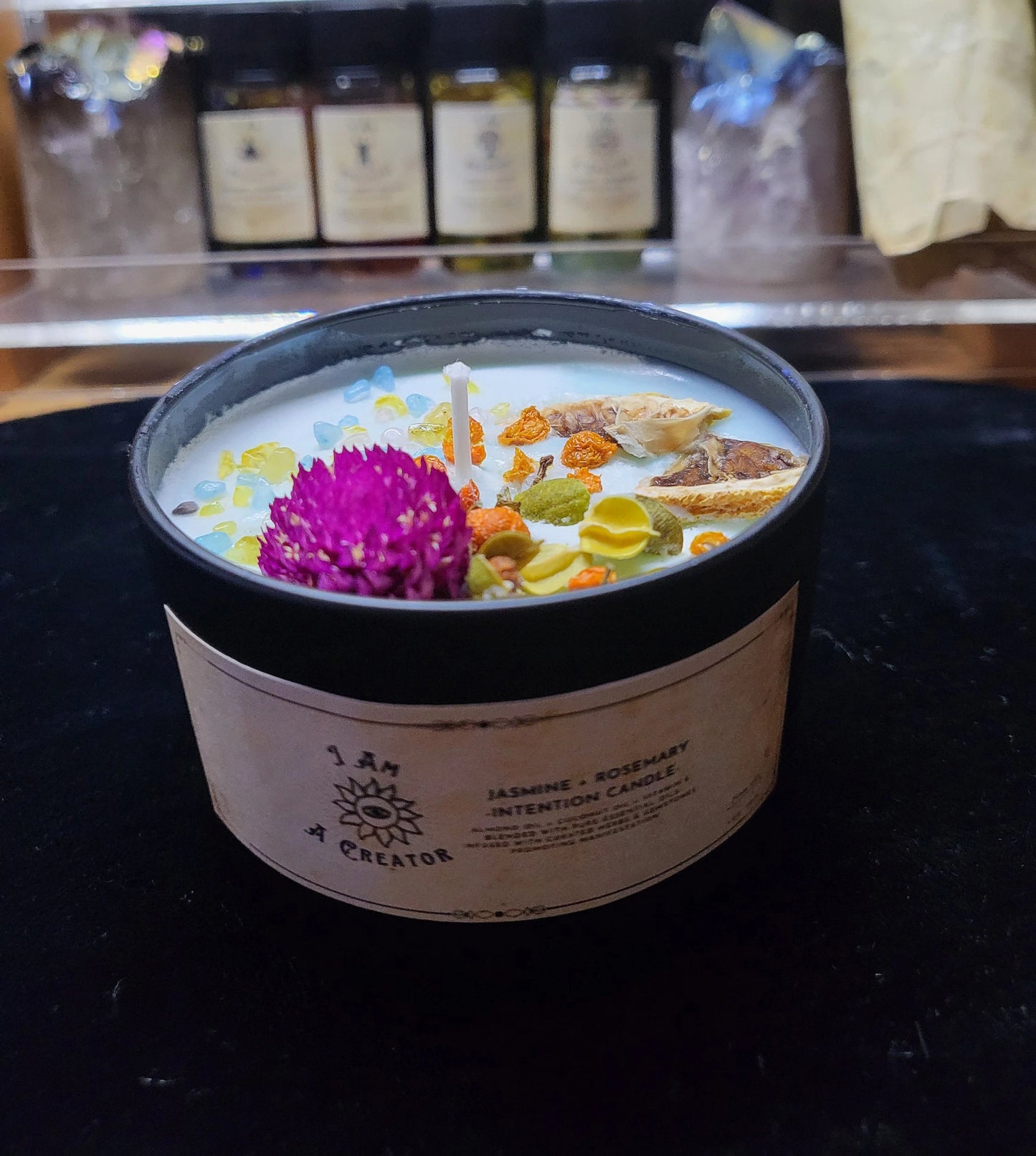 I Am A Creator Intention Candle - Manifestation Candle, Abundance Candle, Ritual Candle, Manifest Your Reality - 4 oz, Tealight