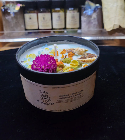I Am A Creator Intention Candle - Manifestation Candle, Abundance Candle, Ritual Candle, Manifest Your Reality - 4 oz, Tealight