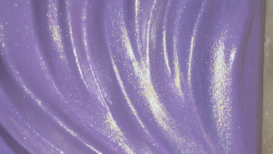 Inner Compass — Iridescent Lavender Sculpture