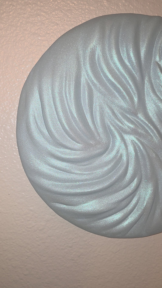 Ember Tide — Iridescent Blue Wave Sculpture, 3D Wall Art (Copy)