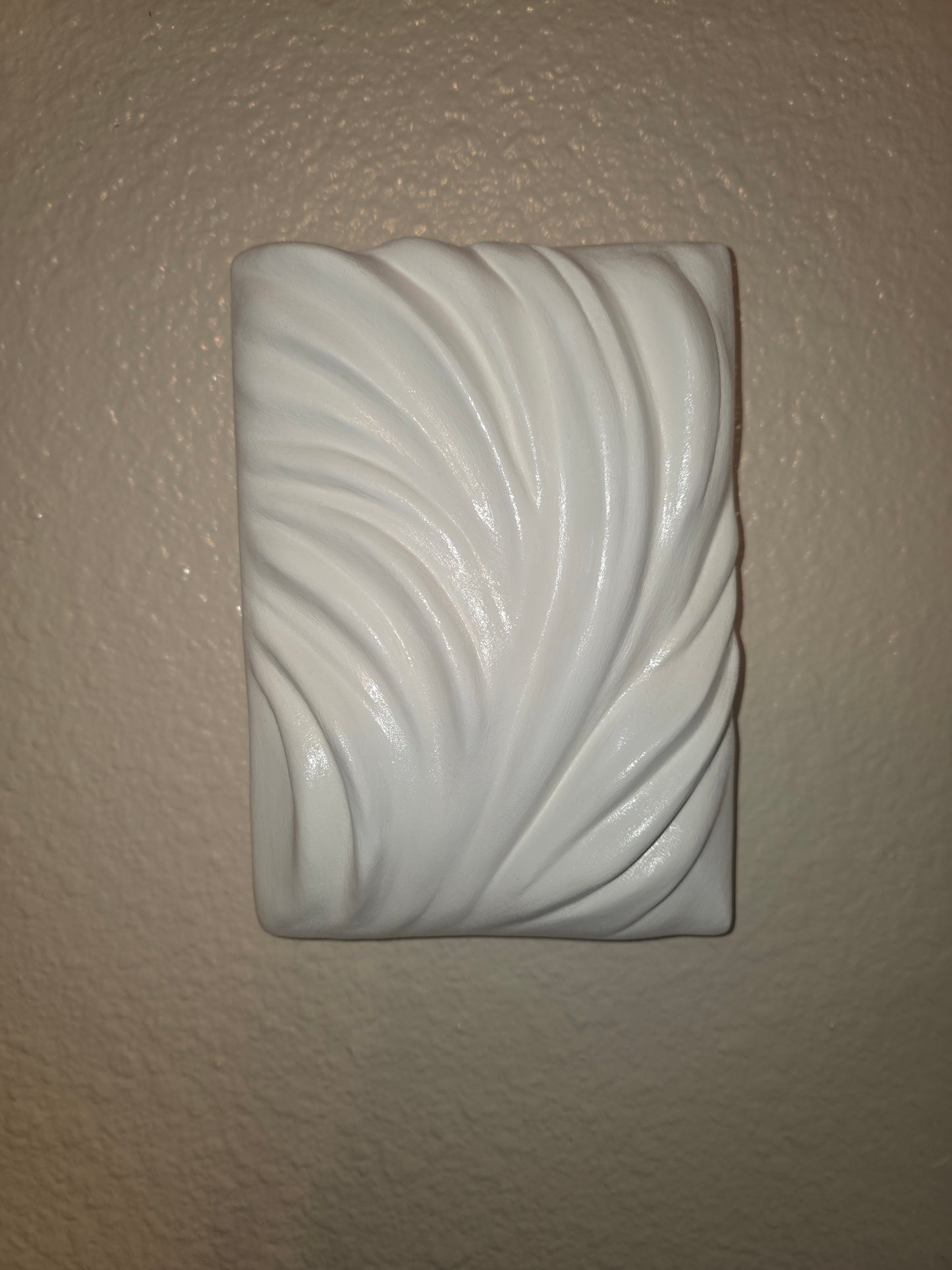 Whisper — Gloss White Scuptural Wall Art