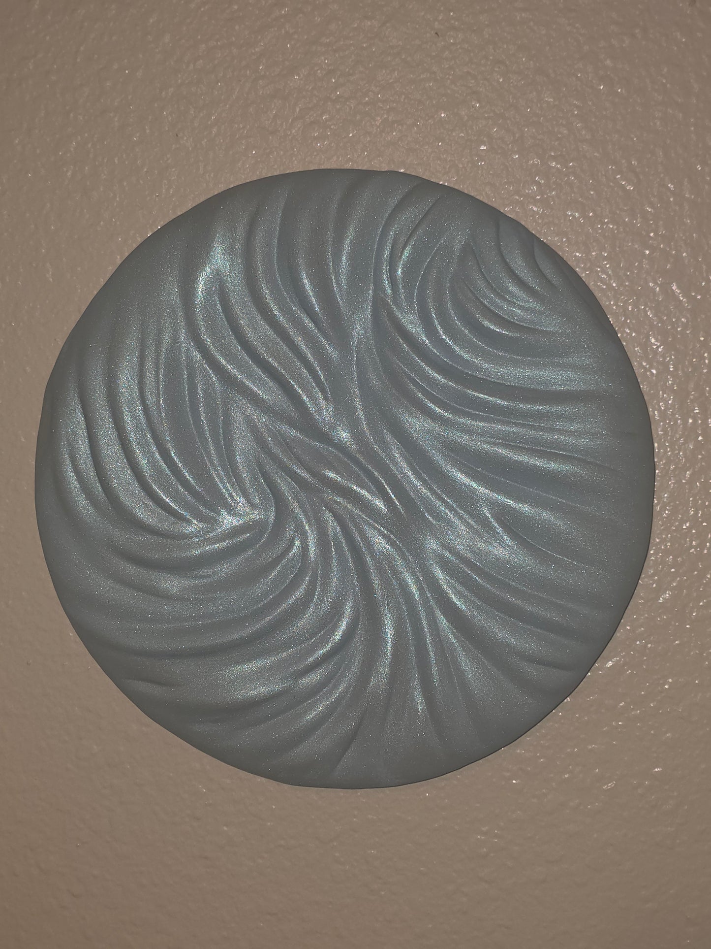 Ember Tide — Iridescent Blue Wave Sculpture, 3D Wall Art (Copy)