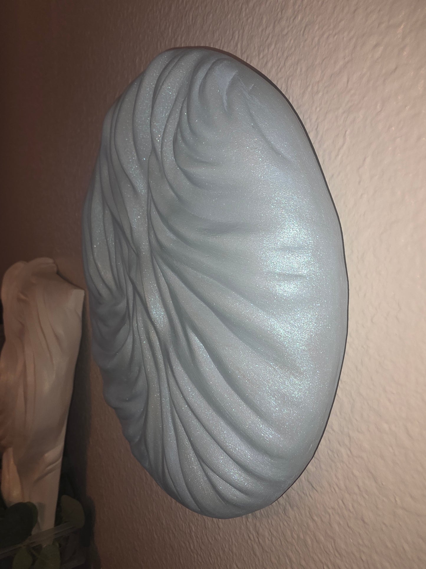 Ember Tide — Iridescent Blue Wave Sculpture, 3D Wall Art (Copy)