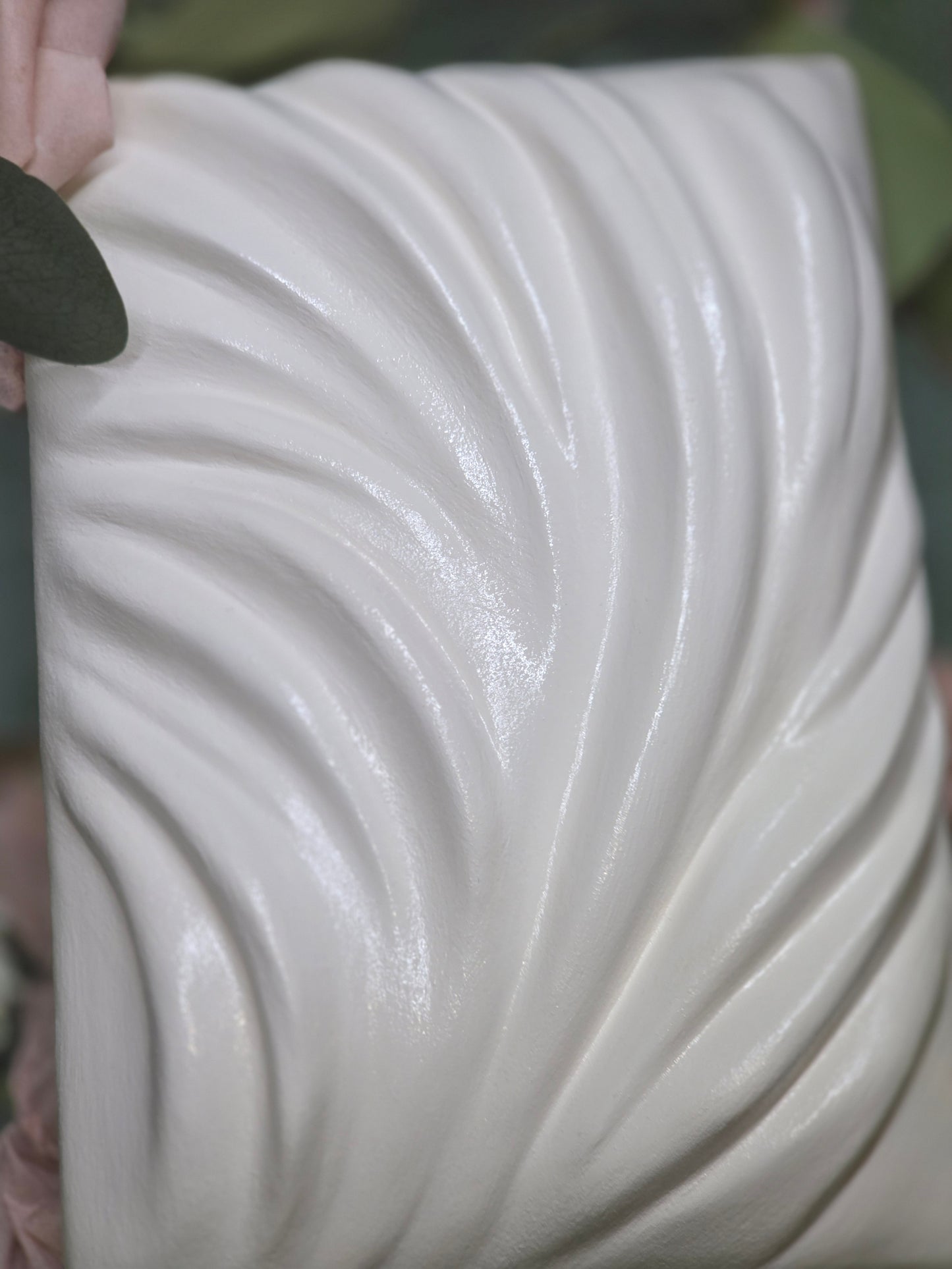 Whisper — Gloss White Scuptural Wall Art