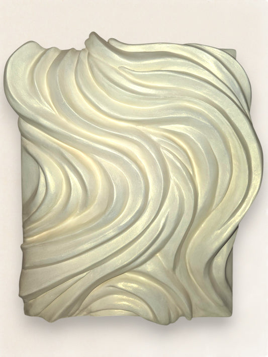 Clarity — Wave Sculpture, 3D Wall Art